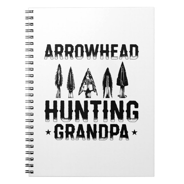 Cuaderno Arrowhead Hunter | Ideas de regalo de caza de ball (Frente)