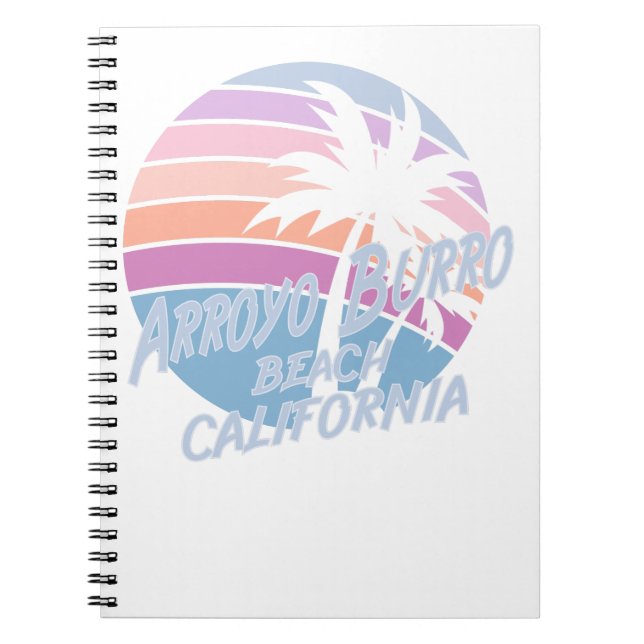 Cuaderno Arroyo Burro Beach California (Frente)
