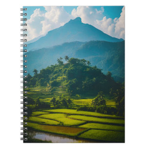 Cuaderno Arrozal al pie de la montaña