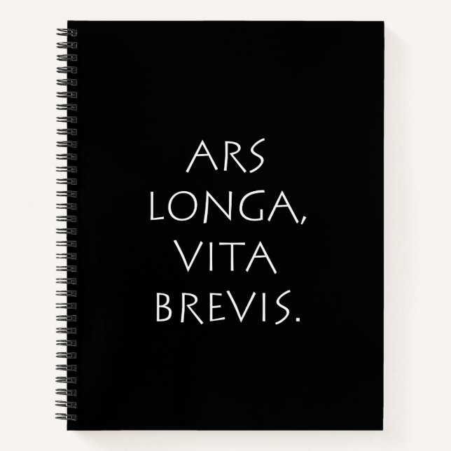 Cuaderno Ars Longa Vita Brevis (Anverso)