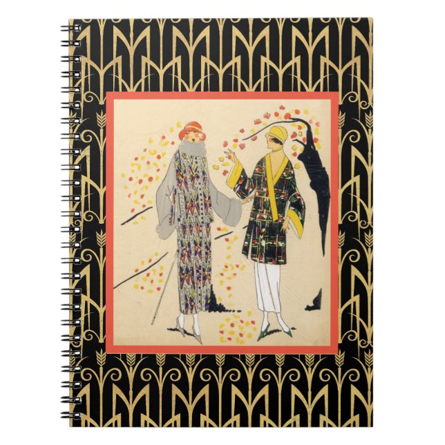 Cuaderno Art Deco Autumn Fashionistas (Frente)