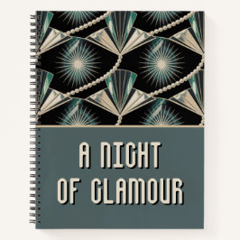 Cuaderno Art Deco Celebration | Pearl & Sunburst Wedding