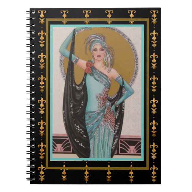 Cuaderno Art Deco de los años 20 (Frente)