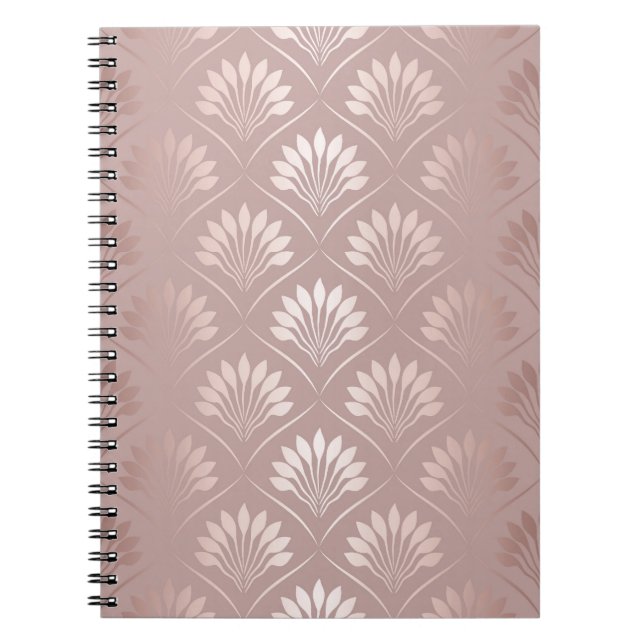 Cuaderno Art Deco: Elegancia De Entramado De Oro. (Frente)