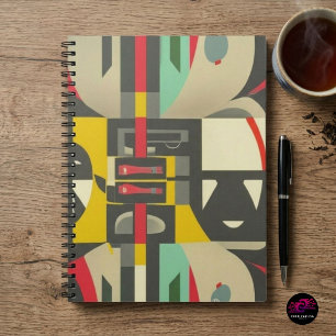 Cuaderno Art Deco se encuentra con el Modernismo de mediado