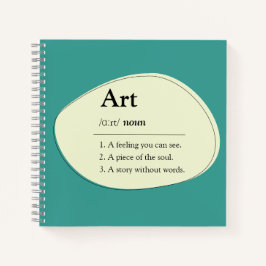 Cuaderno Art Dictionary Style Notebook & Sketchbook