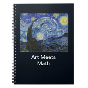 Cuaderno  Art Meets Math, Van Gogh Conoce La Tarjeta Fibona