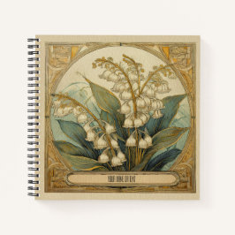 Cuaderno Art Nouveau Convallaria majalis