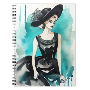 Cuaderno Art Nouveau Little Black Dress LBD Sketchbook