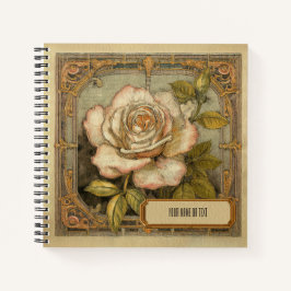 Cuaderno Art Nouveau Rosa gallica