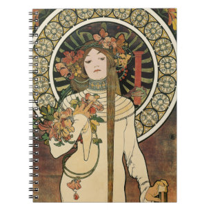 Cuaderno Art Nouveau Trappistine Mucha Art