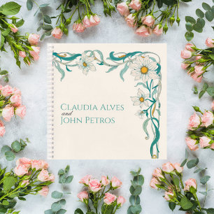 Cuaderno Art Nouveau Wedding Guest Book