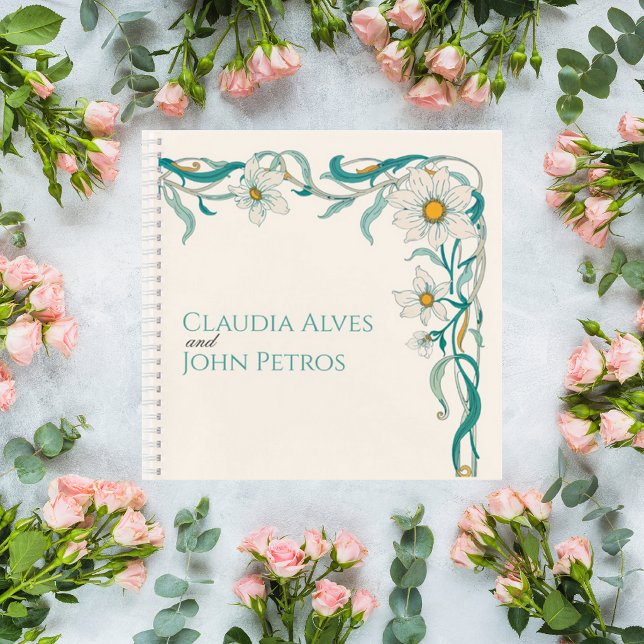 Cuaderno Art Nouveau Wedding Guest Book (Subido por el creador)
