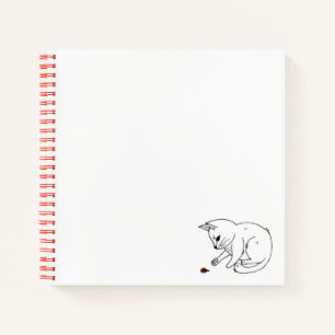 Cuaderno Art Your Brain Out Sketchbook - Kitten & Ladybug