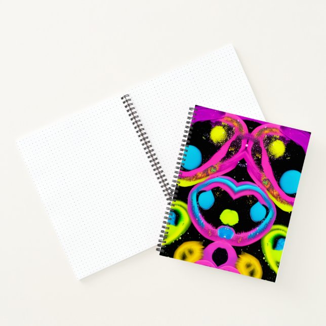 Cuaderno arte abstracto brillante (Interior)