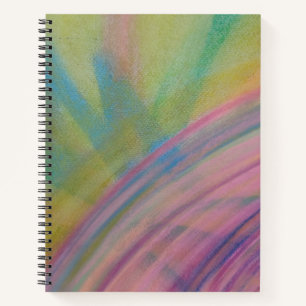 Cuaderno Arte abstracto colorido único P9