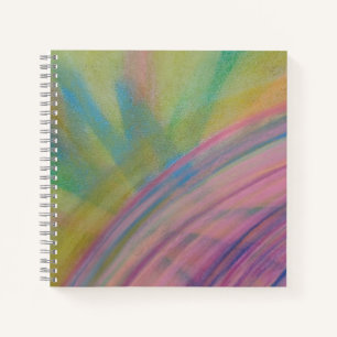 Cuaderno Arte abstracto colorido único P9