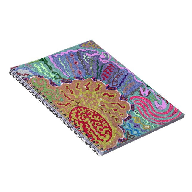Cuaderno Arte abstracto "coral" (Lado Derecho)