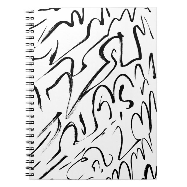 Cuaderno Arte abstracto de líneas (Frente)