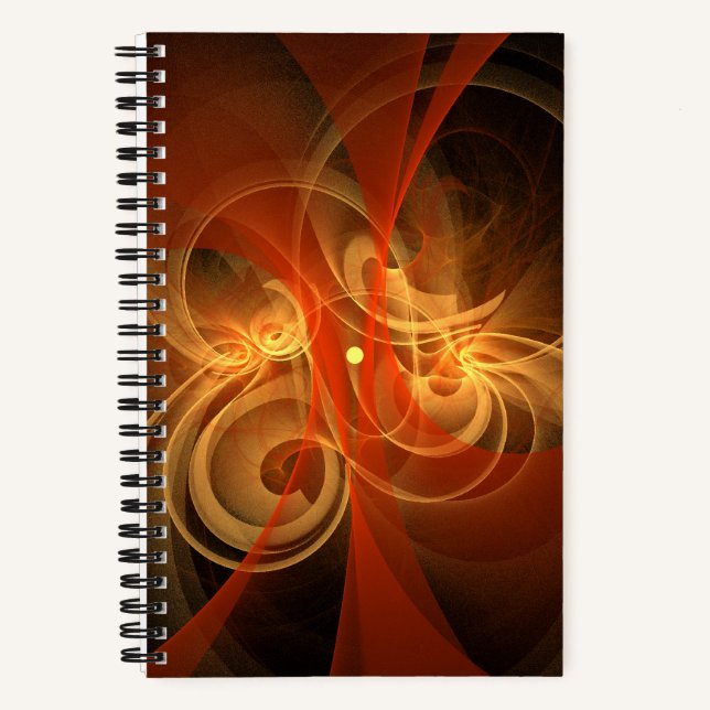 Cuaderno Arte abstracto de magia matutina (Anverso)