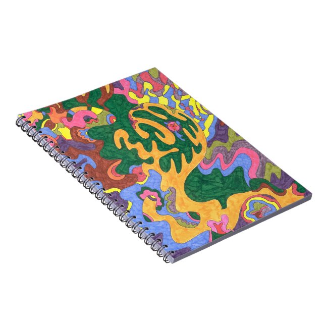 Cuaderno Arte abstracto de "oro" (Lado Derecho)