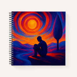 Cuaderno Arte abstracto de soledad reflejada
