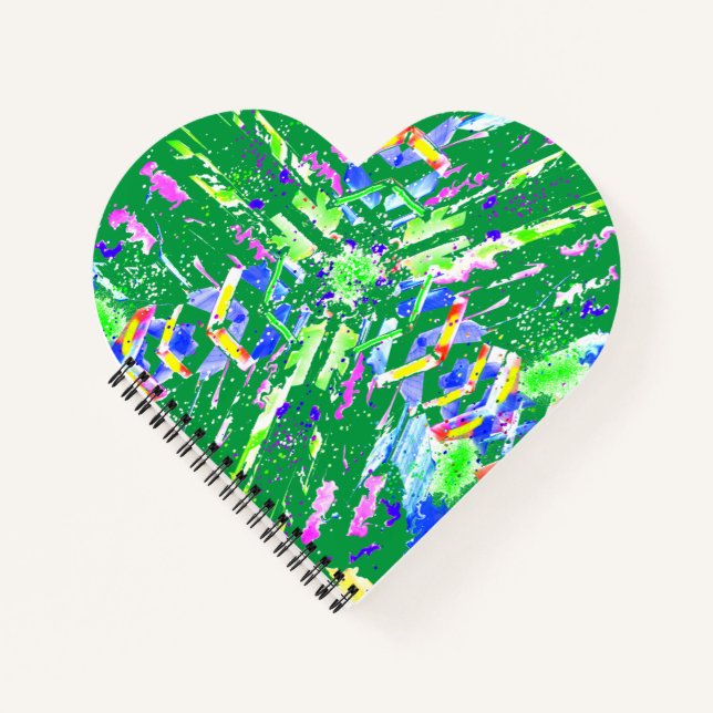 Cuaderno Arte abstracto digital que llamamos caos   (Anverso)