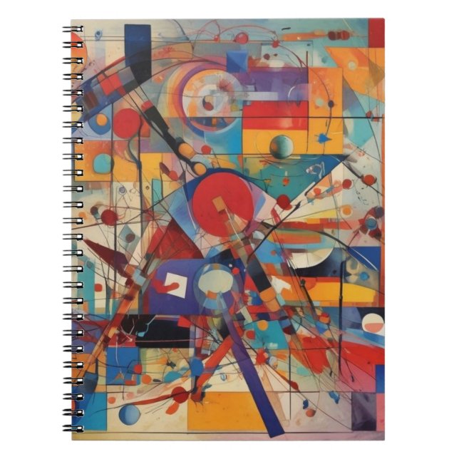 Cuaderno Arte abstracto moderno (Frente)