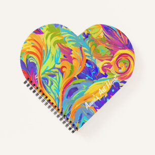 Cuaderno Arte abstracto y cobarde creatividad alegre