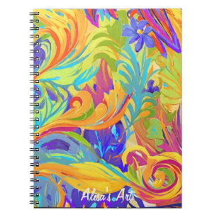 Cuaderno Arte abstracto y cobarde creatividad alegre