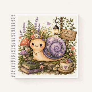 Cuaderno Arte Acuarela de Caracol Cottagecore Caprichoso