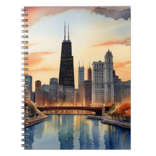 Cuaderno Arte acuático de Chicago
