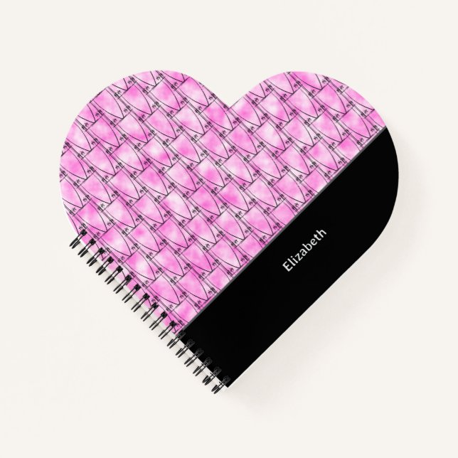 Cuaderno Arte africano, árboles de coco tropical de silueta (Anverso)