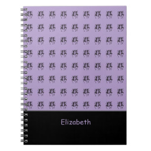 Cuaderno Arte africano, personalizado, morado de celebració