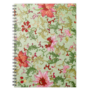 Cuaderno Arte Antiguo Chinoiserie Floral Chino Nouveau