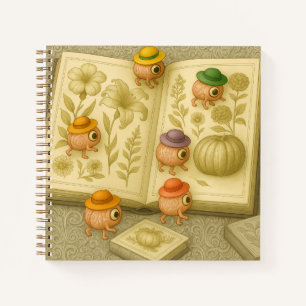 Cuaderno Arte Botánico - Explorando Cerebros Alienígenas