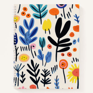 Cuaderno Arte Botánico Nórdico Floral Folk Escandinavo