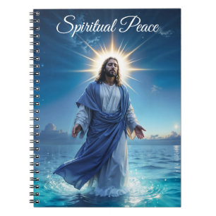 Cuaderno Arte brillante cristiano Jesucristo fe esperanza a