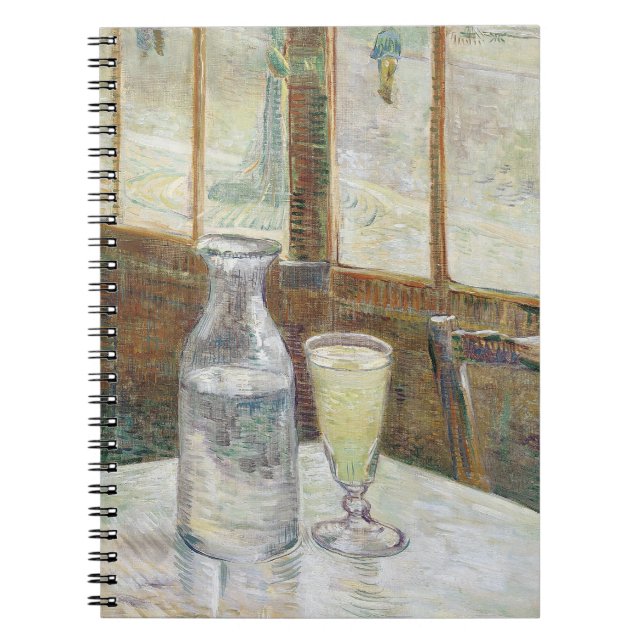 Cuaderno Arte Clásico de Van Gogh Absenta Café París (Frente)
