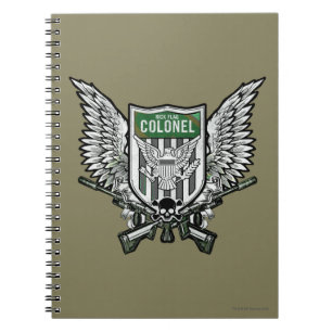Cuaderno Arte con alas bandera del tatuaje del escudo del