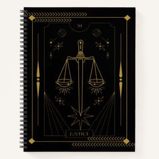 Cuaderno Arte con tarjeta de Tarot
