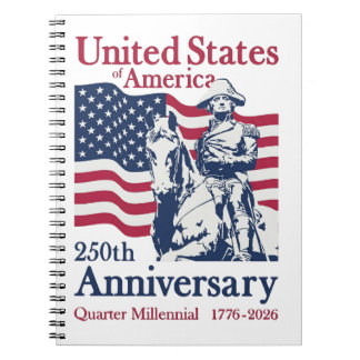 Cuaderno Arte Conmemorativo del 250 Aniversario de los Esta