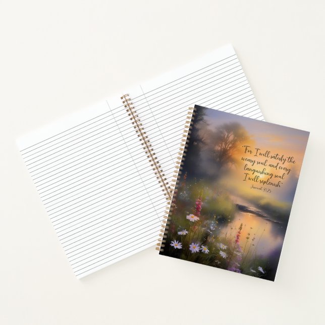Cuaderno Arte cristiano de flores silvestres renovar (Interior)