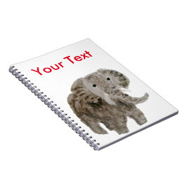 Cuaderno Arte de animales salvajes, Personalizado de elefan