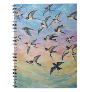 Cuaderno Arte de aves migratorias