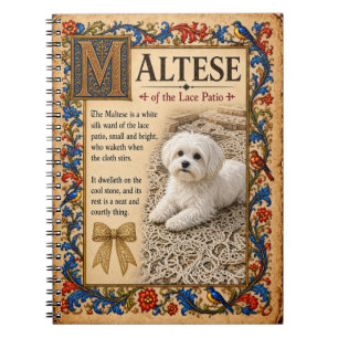 Cuaderno Arte de Bestiario Medieval Maltés