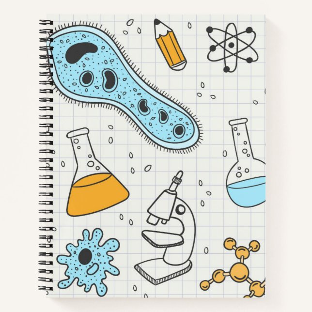 Cuaderno Arte de biología geek de Guay (Anverso)
