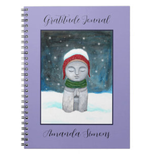 Cuaderno Arte de Buda Jizo con nombre y título personalizad