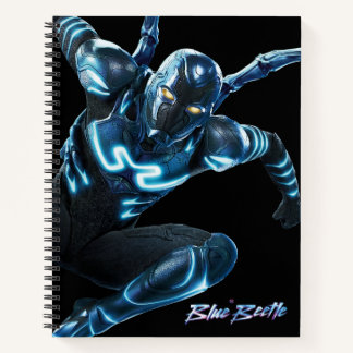 Cuaderno Arte de caracteres de salto de escarabajo azul