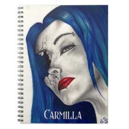 Cuaderno Arte de chica gótica de fantasía y terror bellamen